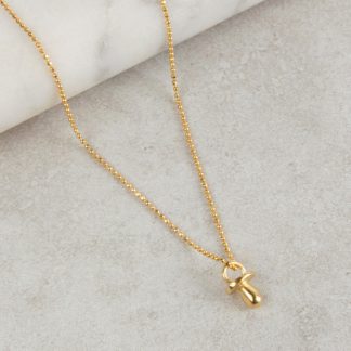 Collar chupete oro cadena personalizada