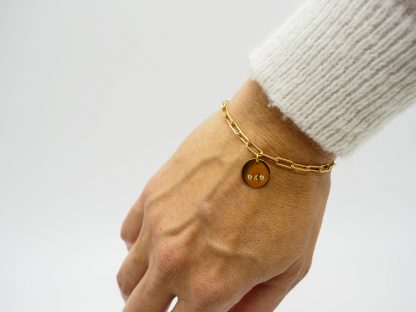 Pulsera Colgante personalizable con eslabones.